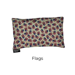 Small Flax Pillow - Patriotic prints